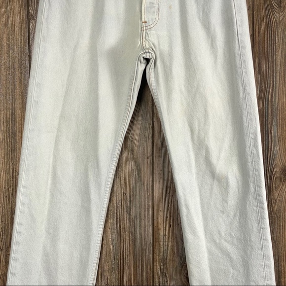 Vintage 1998 Levis 501 BleachWash Button Fly Jeans - Picture 9 of 12